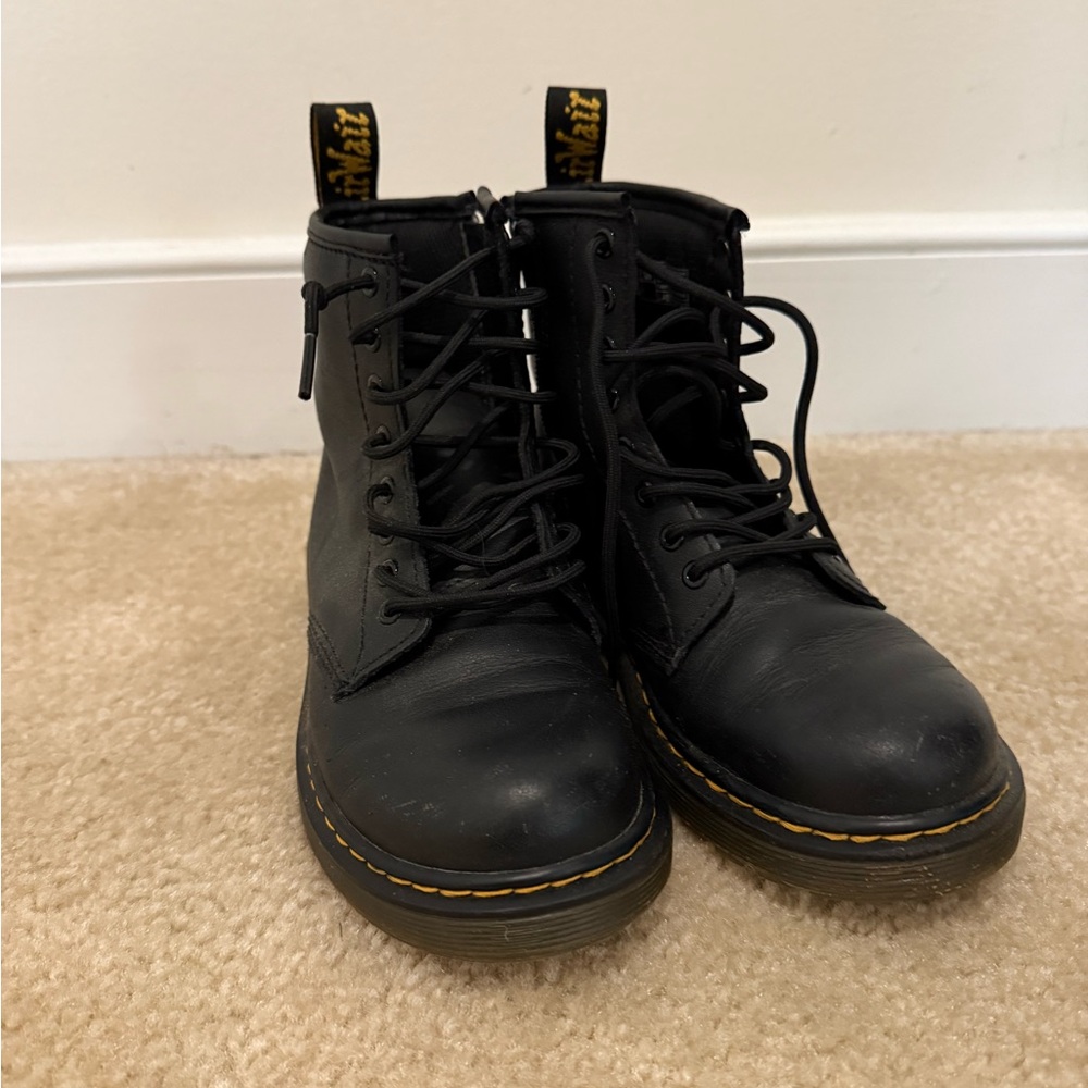 Dr. Martens Black Leather Boots